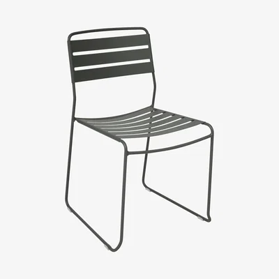 Made in Design Surprising Stacking chair - Metal by Fermob Green/Grey
