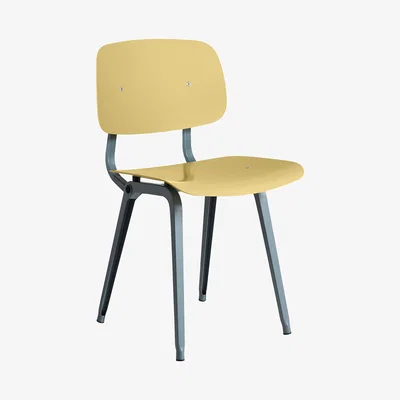 Made in Design Revolt Chair - / 1950s reissue by Hay Yellow