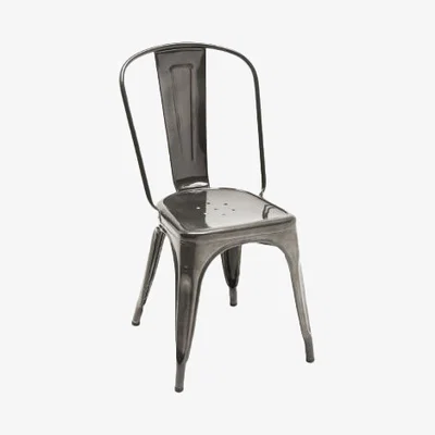 Made in Design A Stacking chair - Steel / Indoor by Tolix Metal