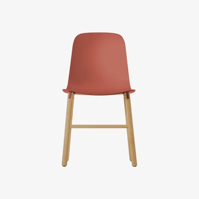 Made in Design Sharky Chair by Kristalia Brown/Natural wood
