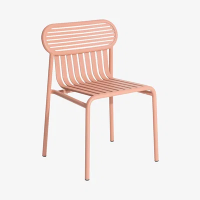 Made in Design Week-End Stacking chair - / Aluminium by Petite Friture Pink