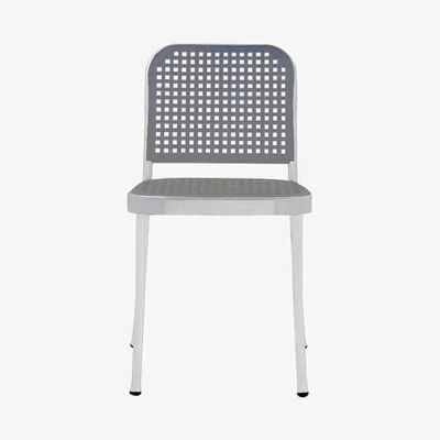 Made in Design Silver Chair - Aluminium & plastic by De Padova Grey