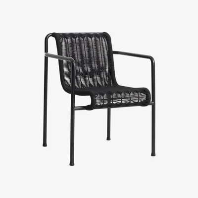 Made in Design Palissade Cord Dining chair textile black / Rope Recycled fabric - Hay