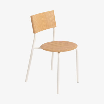 Made in Design SSD Stacking chair - / Oak by TIPTOE White/Natural wood