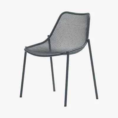 Made in Design Round Stackable chair - Metal by Emu Metal