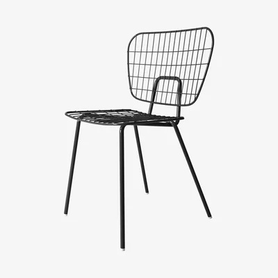 Made in Design WM String Chair - Steel by Menu Black