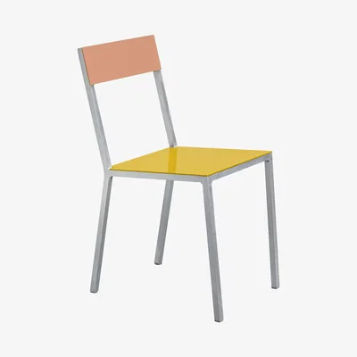 Made in Design Alu Chair by valerie objects Pink/Yellow
