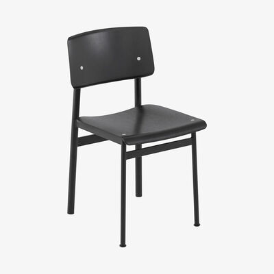 Made in Design Loft Chair - / Wood & metal by Muuto Black