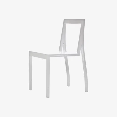 Made in Design Heel Stacking chair - Wood by Moroso White