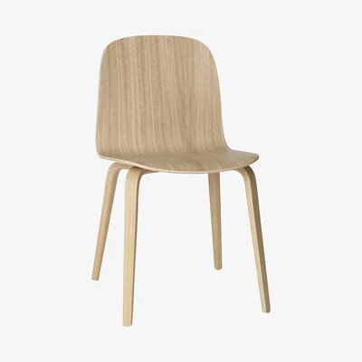 Made in Design Visu Chair - Wood legs by Muuto Natural wood