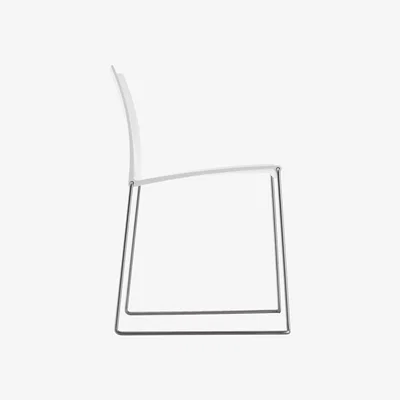 Made in Design M1 Stacking chair - Polypropylène seat by MDF Italia White