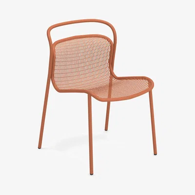 Made in Design Modern Stacking chair - / Metal by Emu Red