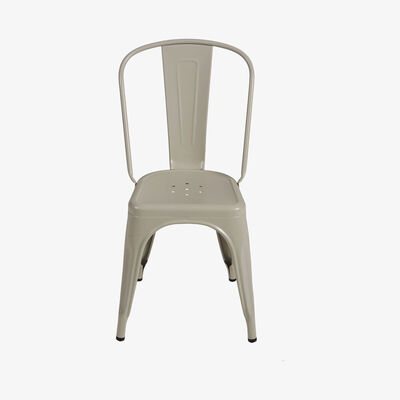 Made in Design A Stacking chair - Steel - Matt colour - Indoor by Tolix Grey