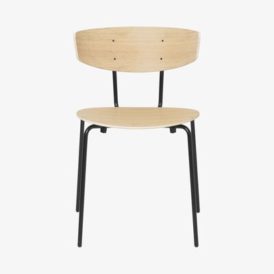 Made in Design Herman Stacking chair - / Wood & metal by Ferm Living Natural wood