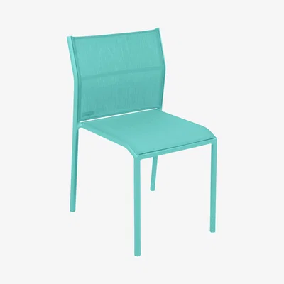 Made in Design Cadiz Stacking chair - / Cloth by Fermob Blue
