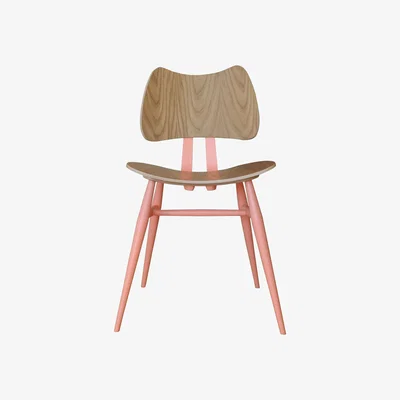 Made in Design Butterfly Chair - / Wood - 1958 reissue by Ercol Pink/Natural wood