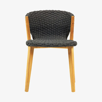 Made in Design Knit Chair - / Synthetic rope by Ethimo Grey