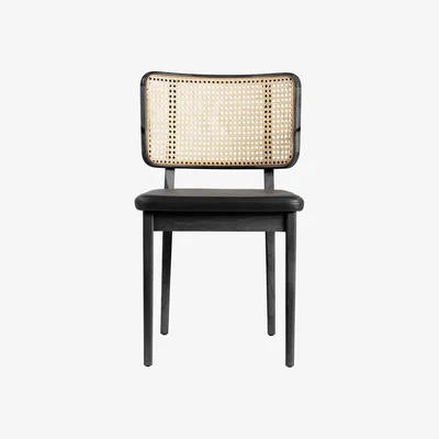 Made in Design Cannage Chair - / Leather by RED Edition Black