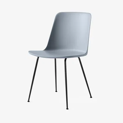 Made in Design Rely HW6 Chair - / Recycled plastic by &tradition Blue