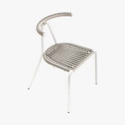 Made in Design Toro Outdoor Stacking chair by B-LINE Grey