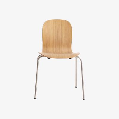 Made in Design Tate Wood Stacking chair - / Jasper Morrison, 2012 - Wood by Cappellini Natural wood