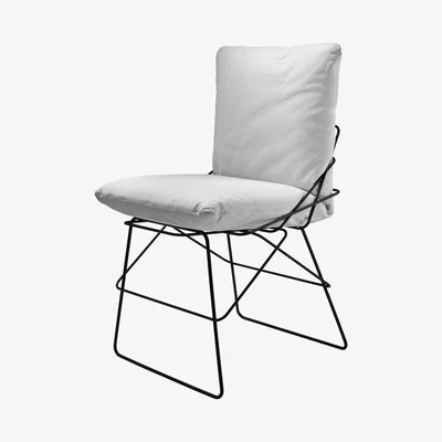 Made in Design Sof-Sof Padded chair - 1972 reissue by Driade White