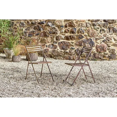 Nkuku Nkuku Yealme Iron Bistro Dining Chair | Furniture | Black