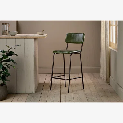Nkuku Nkuku Ukari Counter Dining Chair | Dining Chairs Stools & Benches | Rich Green