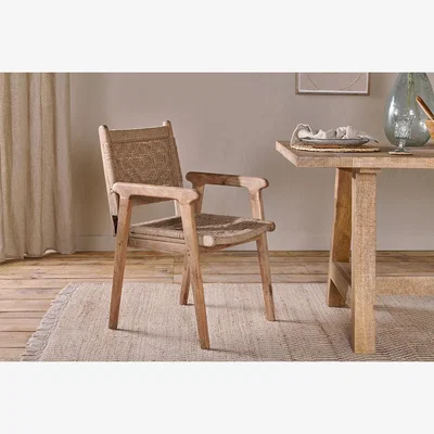 Nkuku Nkuku Vinay Woven Dining Chair | Chairs Stools & Benches | Natural