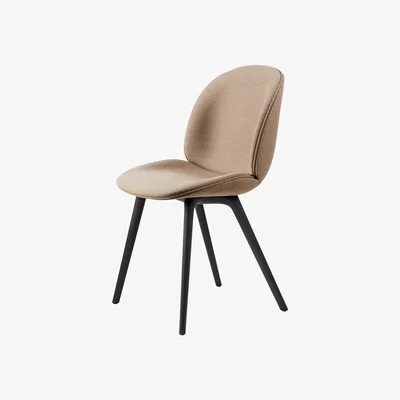 Nordic Nest Gubi Beetle dining chair - fully upholstered-plastic base Remix 3 nr.233-black