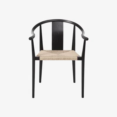 Nordic Nest NORR11 Shanghai chair black stained ash Natural