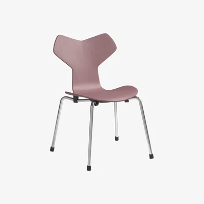 Nordic Nest Fritz Hansen Grand Prix children's chair Wild rose painted ash-chrome