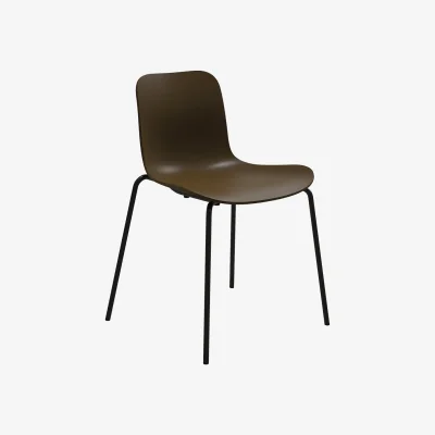 Nordic Nest NORR11 Langue chair Espresso-chrome stand