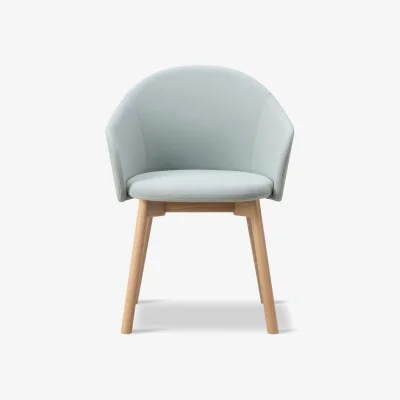 Nordic Nest Fredericia Furniture Gomo Armchair armchair wood base Mylla 811-lacquered oak