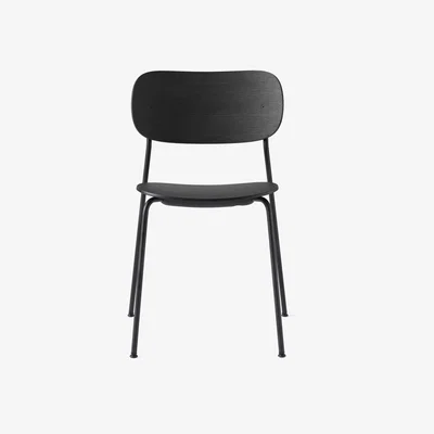 Nordic Nest MENU Co dining chair black legs Black oak
