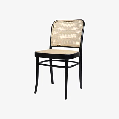 Nordic Nest TON Ton no.811 chair rattan Black stainedB123-New rattan