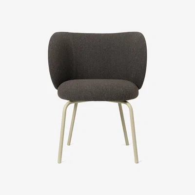 Nordic Nest ferm LIVING Rico hallingdal dining chair Dark grey brown-cashmere