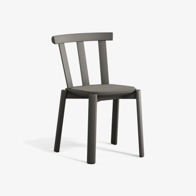 Nordic Nest Stolab Alt chair upholstered seat birch Hallingdal 65-153 dark grey-dark grey 62