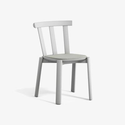 Nordic Nest Stolab Alt chair upholstered seat birch Hallingdal 65-110 light grey-light grey 51