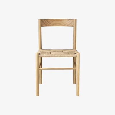 Nordic Nest FDB Møbler J178 Lønstrup chair v2 Oak nature lacquered-papercord