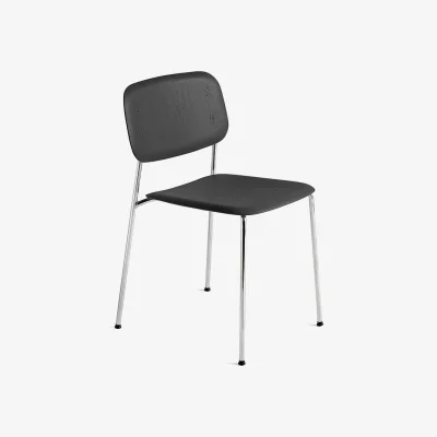 Nordic Nest HAY Soft Edge 40 chair Soft black chrome frame