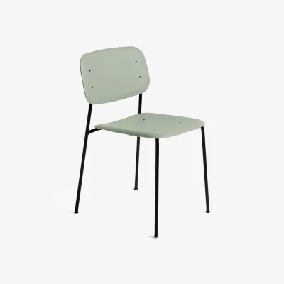Nordic Nest HAY Soft Edge 40 chair Dusty green black steel frame