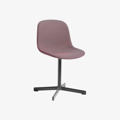 Nordic Nest HAY Neu 10 Upholstery chair Red-swivel base soft black