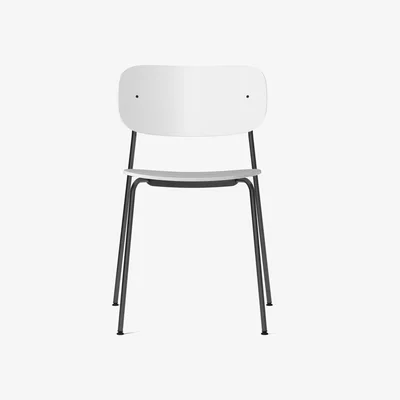 Nordic Nest MENU Co dining chair black legs White-plastic