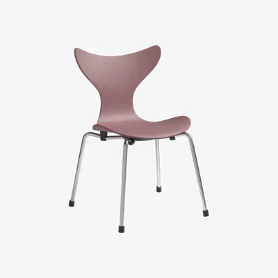 Nordic Nest Fritz Hansen Liljan children's chair Wild rose painted ash-chrome