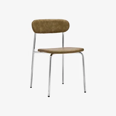 Nordic Nest House Doctor Pova chair Chrome-khaki