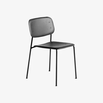 Nordic Nest HAY Soft Edge 40 chair Soft black black steel frame