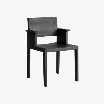 Nordic Nest Vaarnii 016 Maasto Dining Armchair armchair Black-stained pine