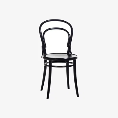 Nordic Nest TON Ton no.14 chair Black stainedB123-New veneer seat