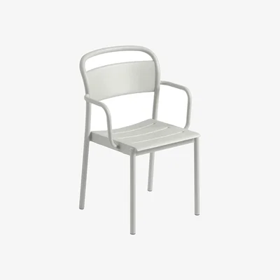 Nordic Nest Muuto Linear steel armchair Grey (RAL 7044)